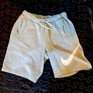 Nike Men's Gray Performance Fleece Shorts